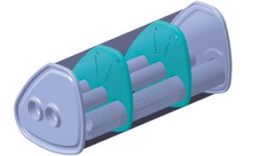3D Aufbau Schalldämpfer kondensatfrei